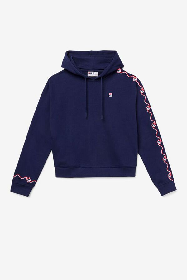 Fila Orsina Woman's Women's Hoodies - Navy,NZ 716-57138